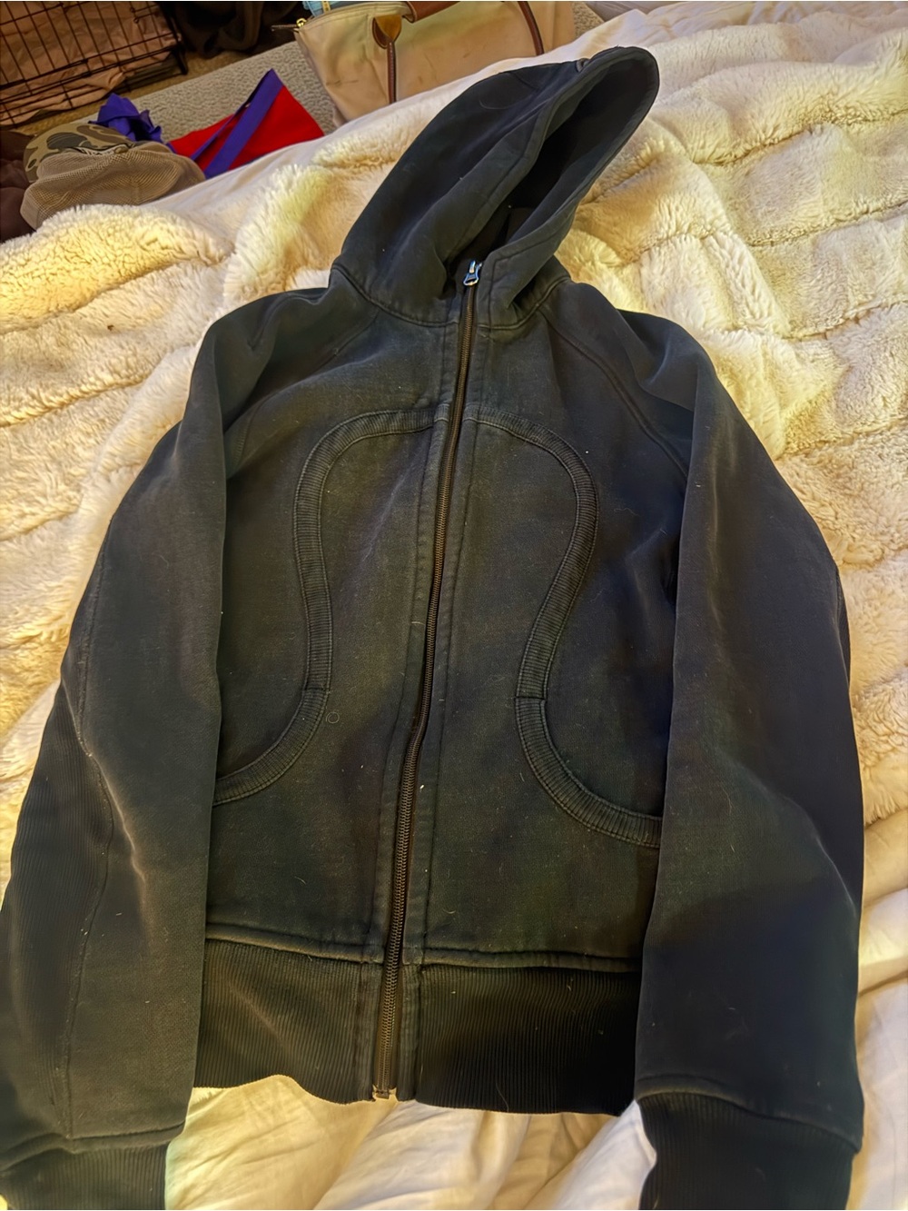 Lululemon Scuba Black Zip-Up Hoodie